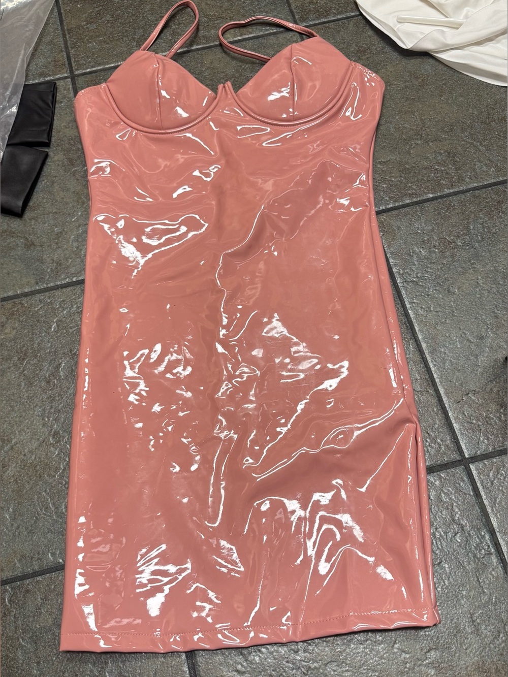 Pink Mini Dress M - Picture 3 of 10